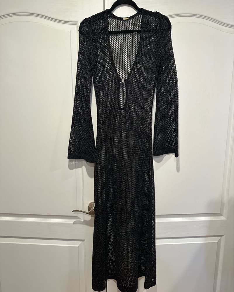 Dodo Bar Or Plunge Neck Dress - Image 2
