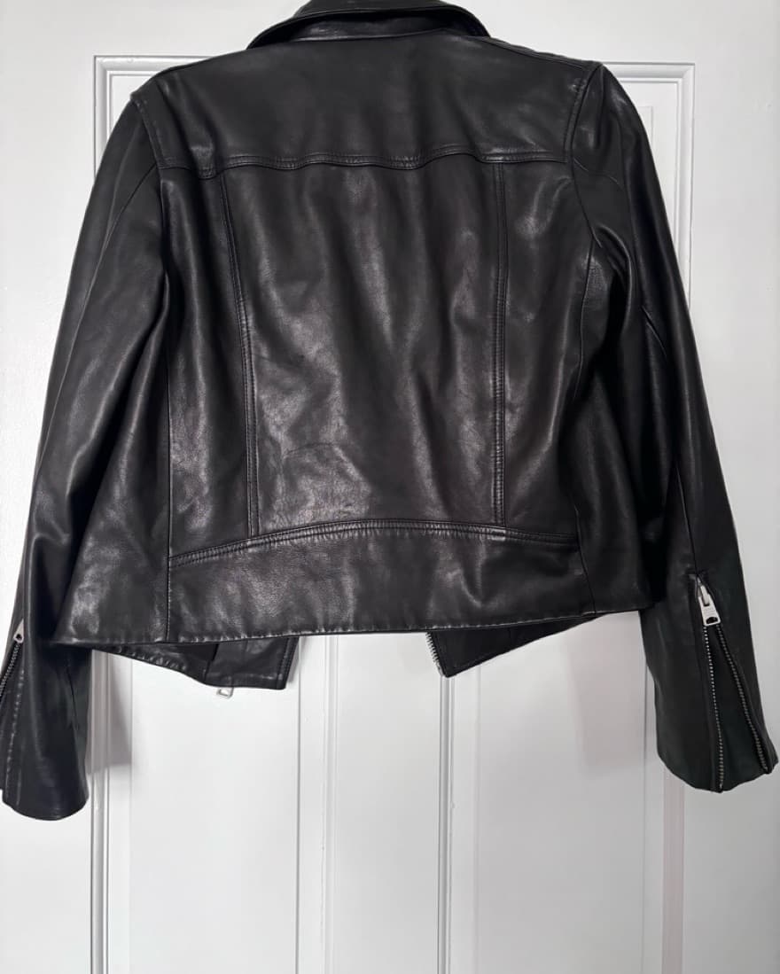 All Saints Leather Jacket - Image 3