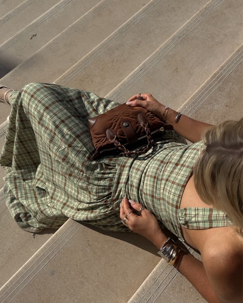 Plaid Maxi dress - Image 4