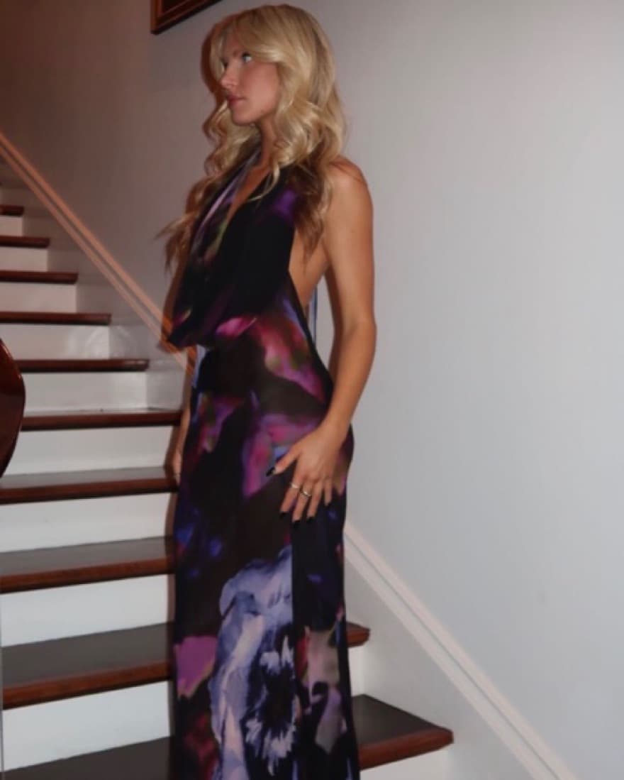 Rat & Boa Halter Maxi Dress  - Image 2