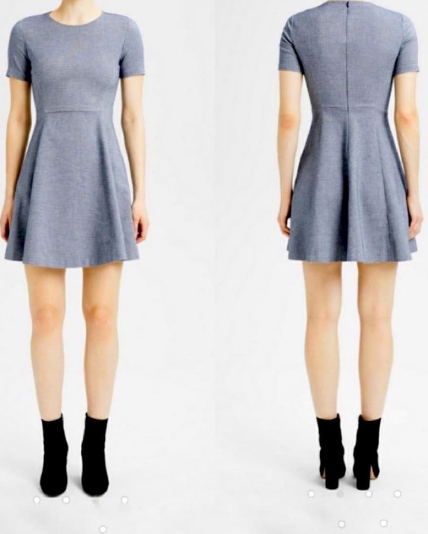 Theory Albita Short-Sleeve Dress - Image 2