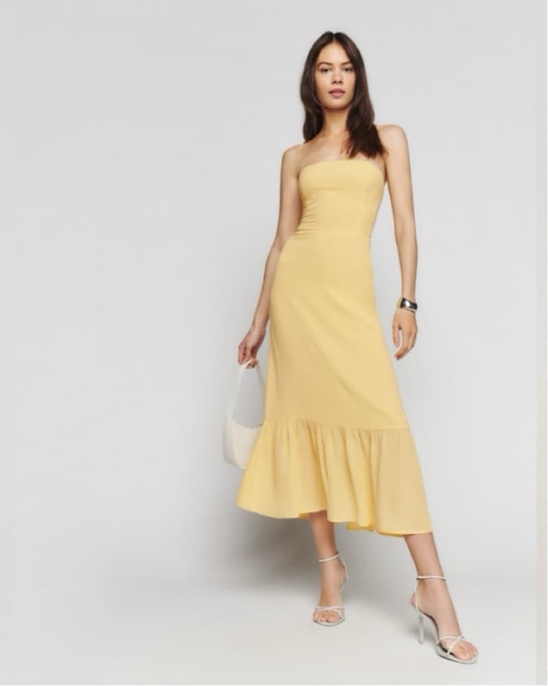 Refromation Yellow Dress - Image 1
