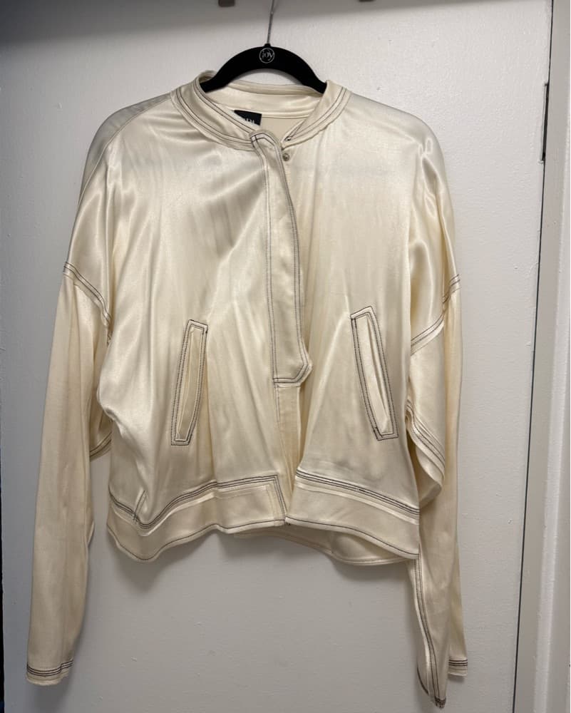 Zara Satin Effect Bomber Jacket  - Image 5