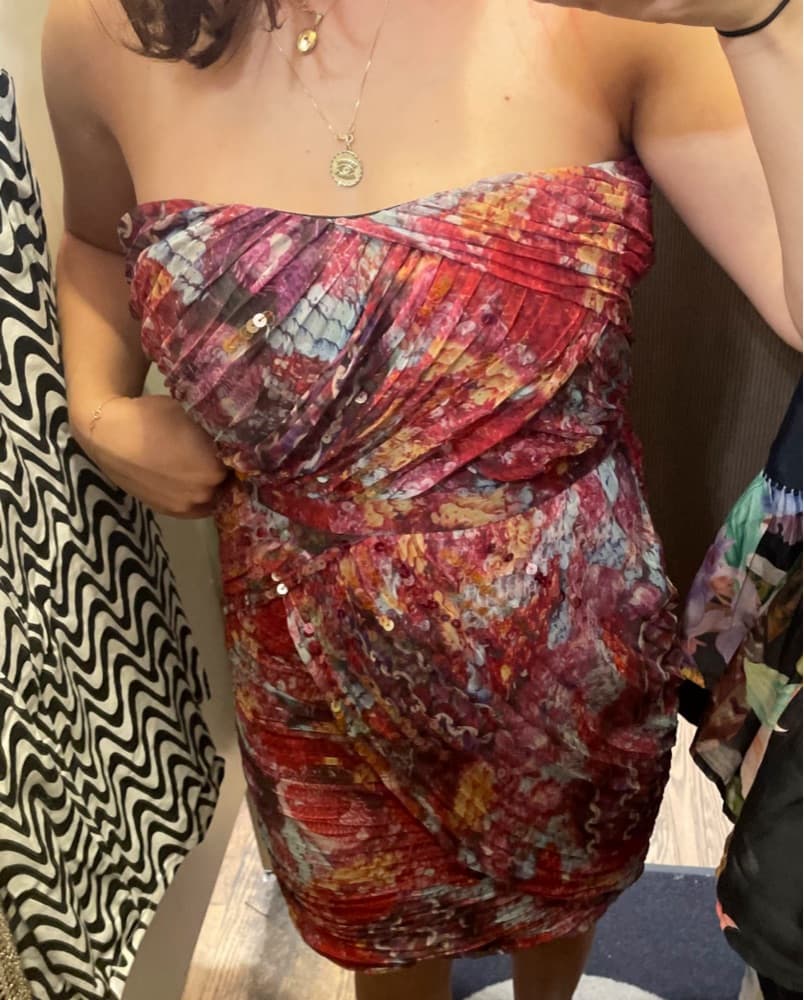 Dianne Von Furstenberg Strapless Dress - Image 2