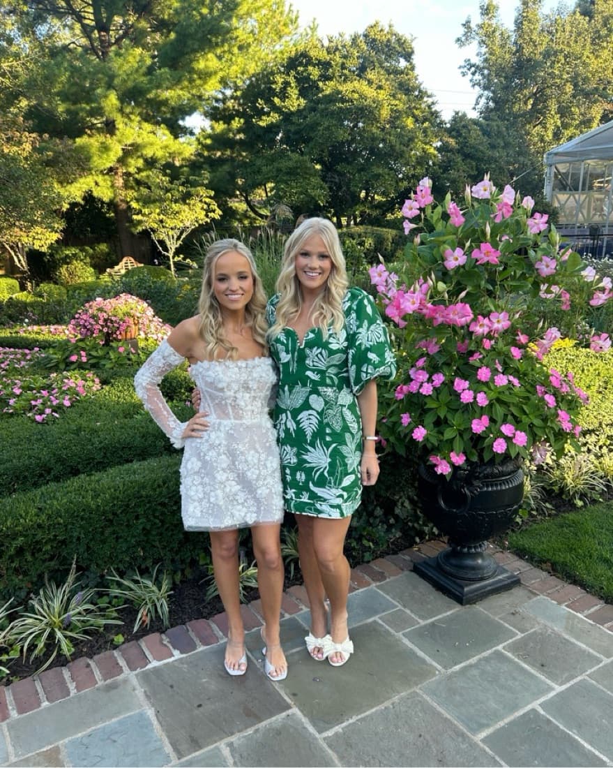 Farm Rio Green floral Dress - Image 6