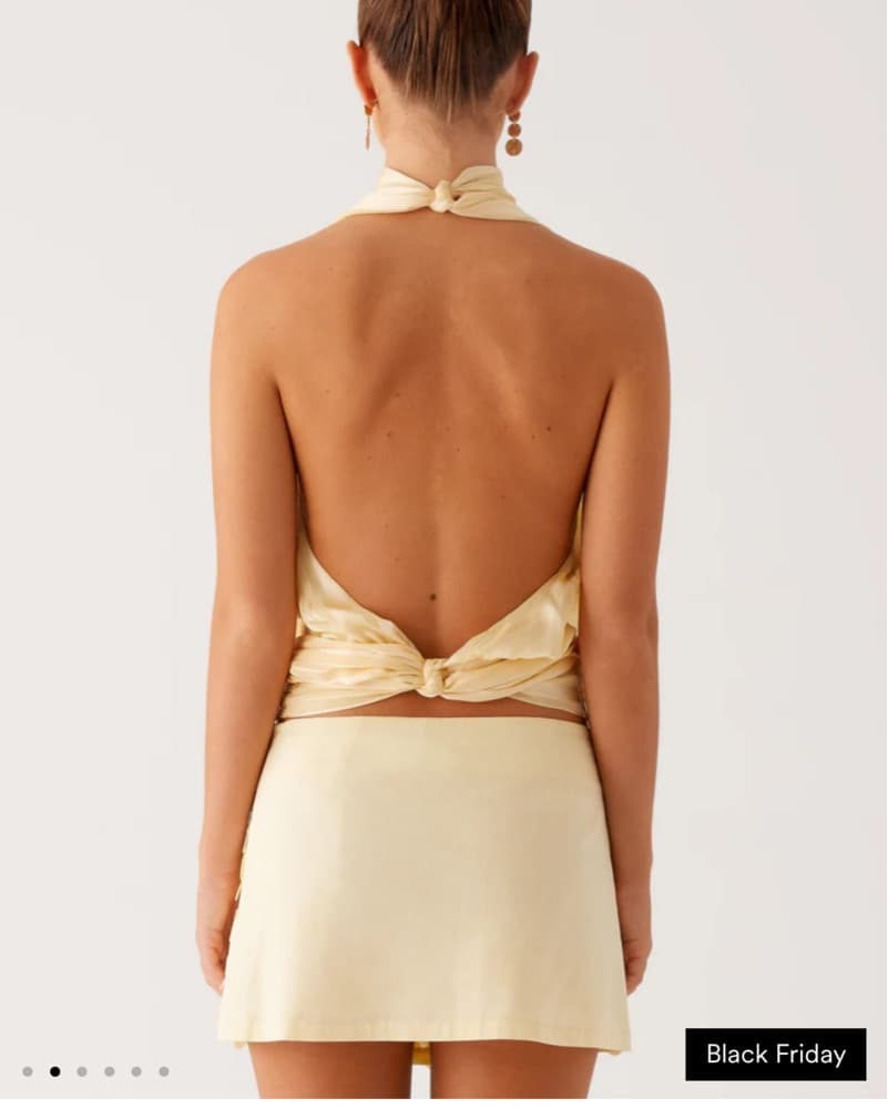 Yellow Mini Skirt  - Image 4
