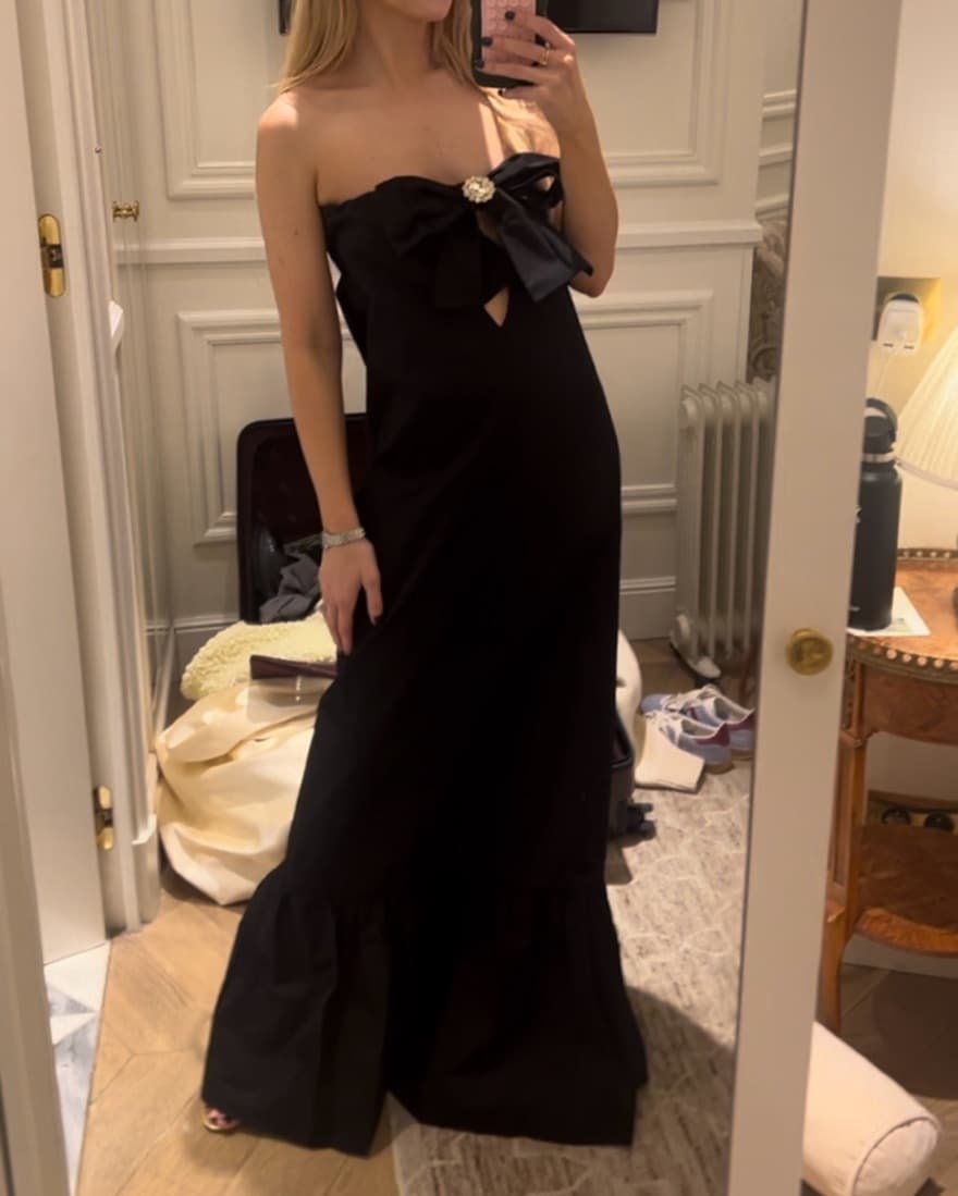 MME. MINK CHLOE DRESS - NOIR - Image 5