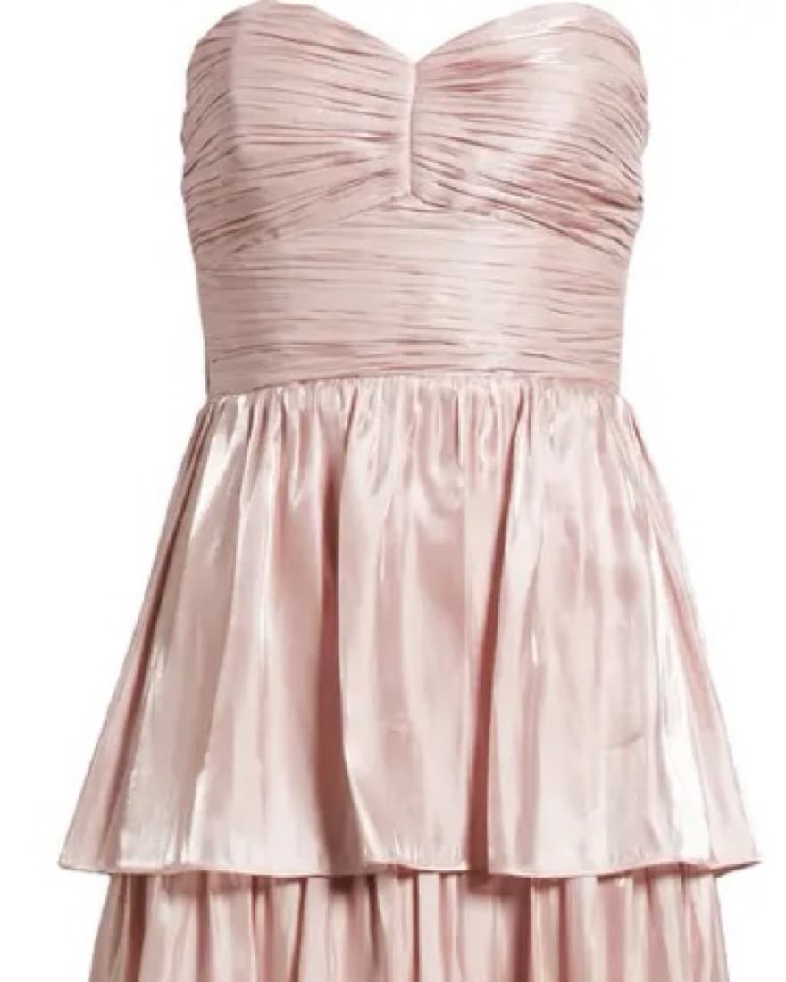 Bella Strapless Tiered Gown - Image 5