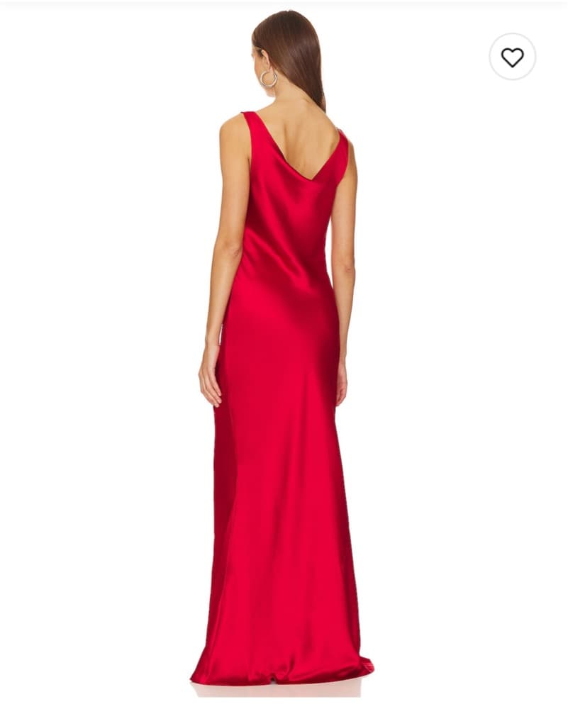 Norma Kamali Deep Drape Neck Gown - Image 3