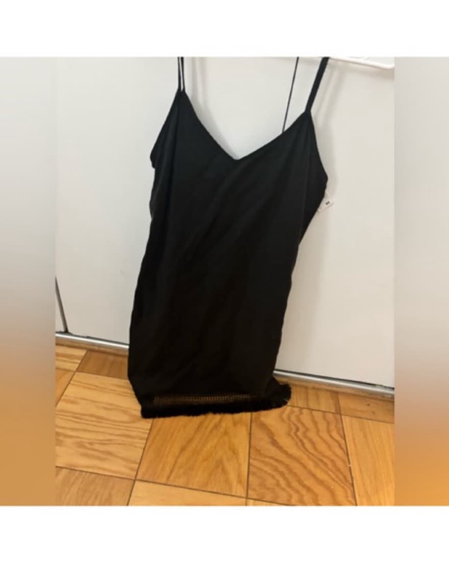 Little Black Dress Mini Bottom Fringe  - Image 2