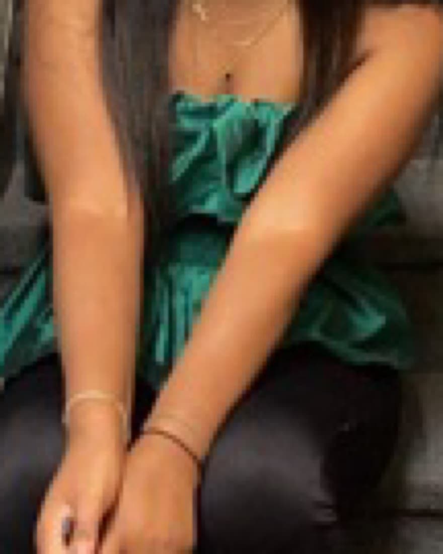 Green Tube Top With Ruffles - Image 3
