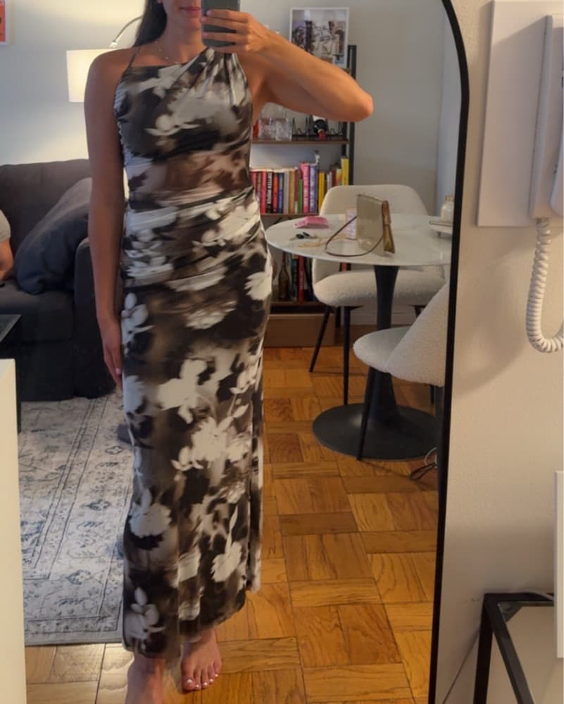 Black And White Patterened Maxi - Image 2