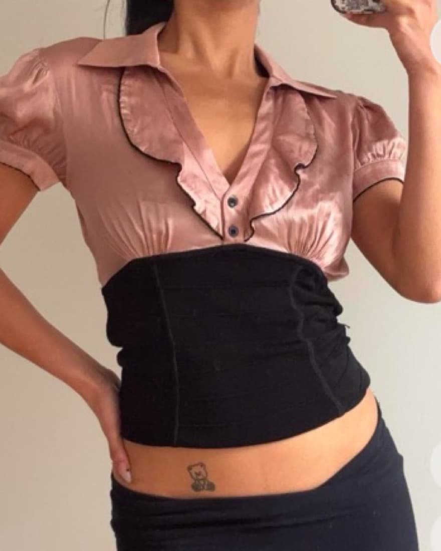 Y2k Bebe Blouse - Image 2