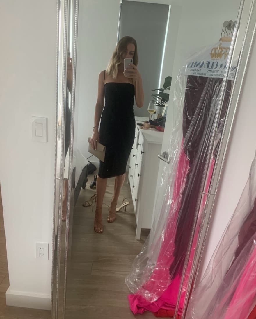 House Of CB Sirene Black Organza Dress  - Image 4