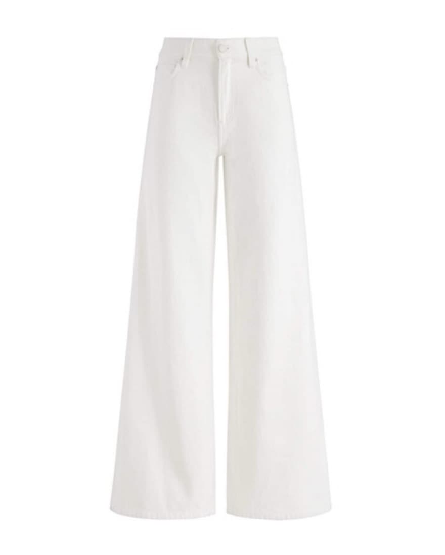Alice + Olivia Mid Rise Ecru Wide Leg - Image 1
