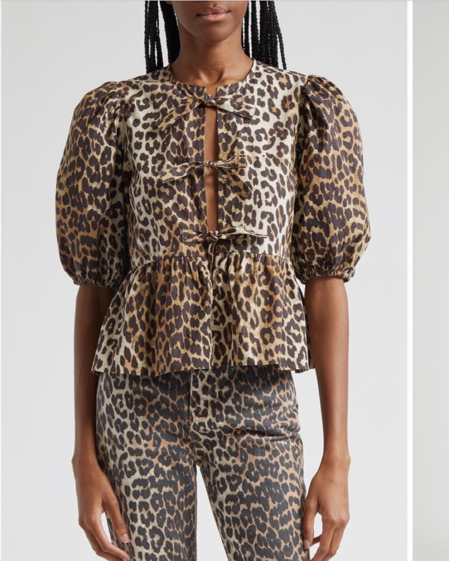 Ganni Leopard Top  - Image 2