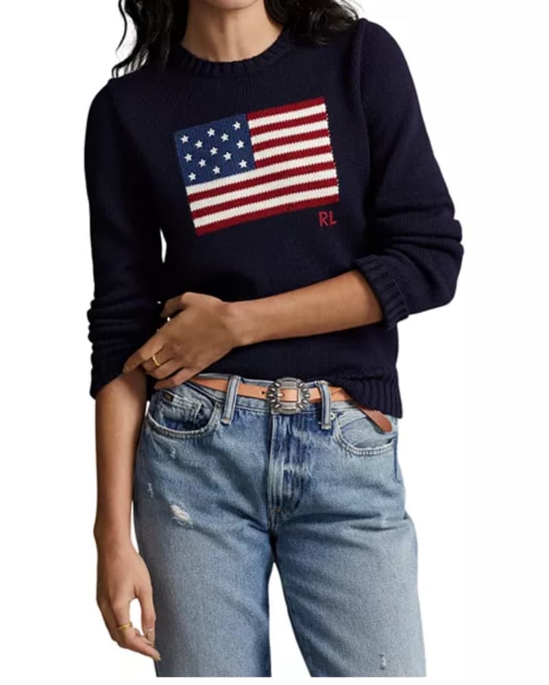 Ralph Lauren American Flag Sweater - Image 1