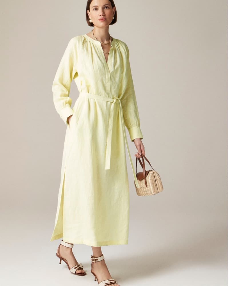 J Crew Linen Dress - Image 1