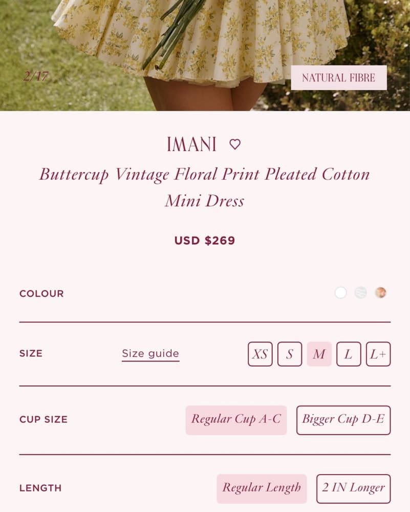 House Of CB Imani Floral Minidress - Image 4