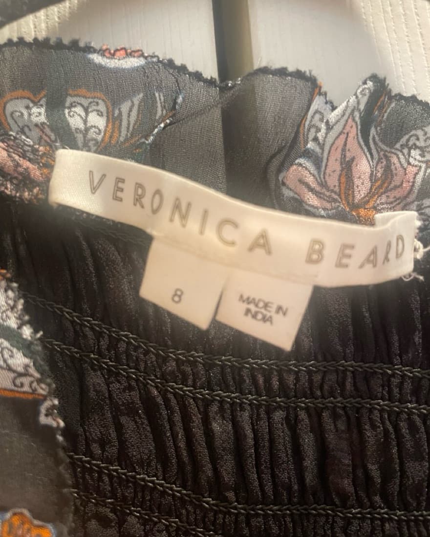 Veronica Beard Gabi Smocked Midi Dress   - Image 3