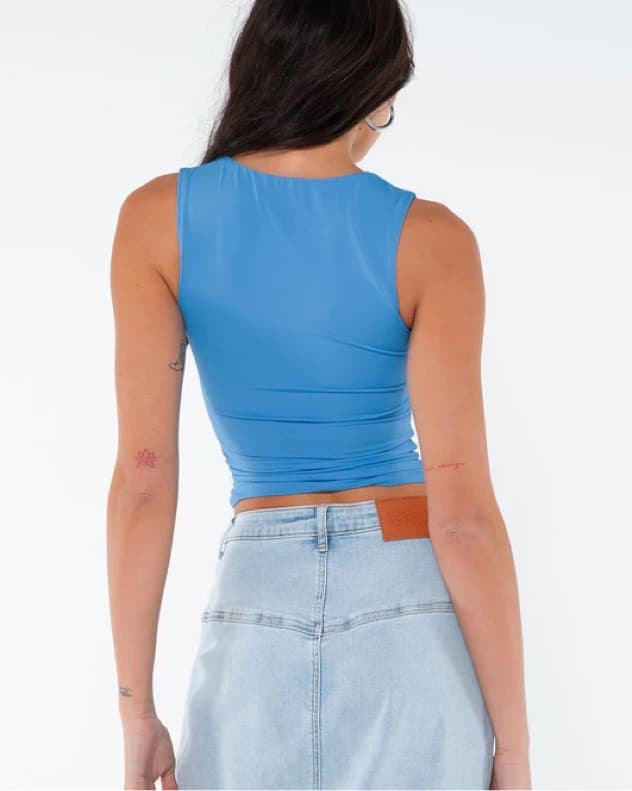 Princess Polly - Blue Tank Top - Image 2