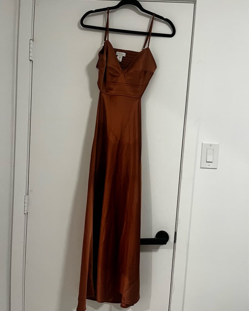 Silk Pink Dress - Image 1