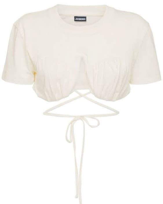 Jacquemus Le Tshirt Baci Cream - Image 1