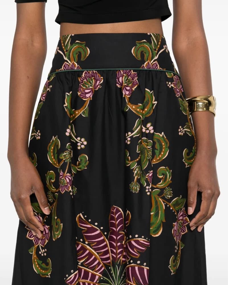 Farm Rio Ravenala Midi Skirt - Image 2