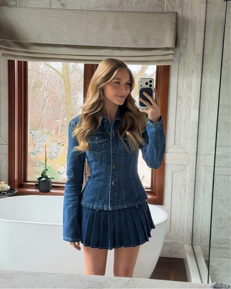 Rider Denim Skort Set - Image 1