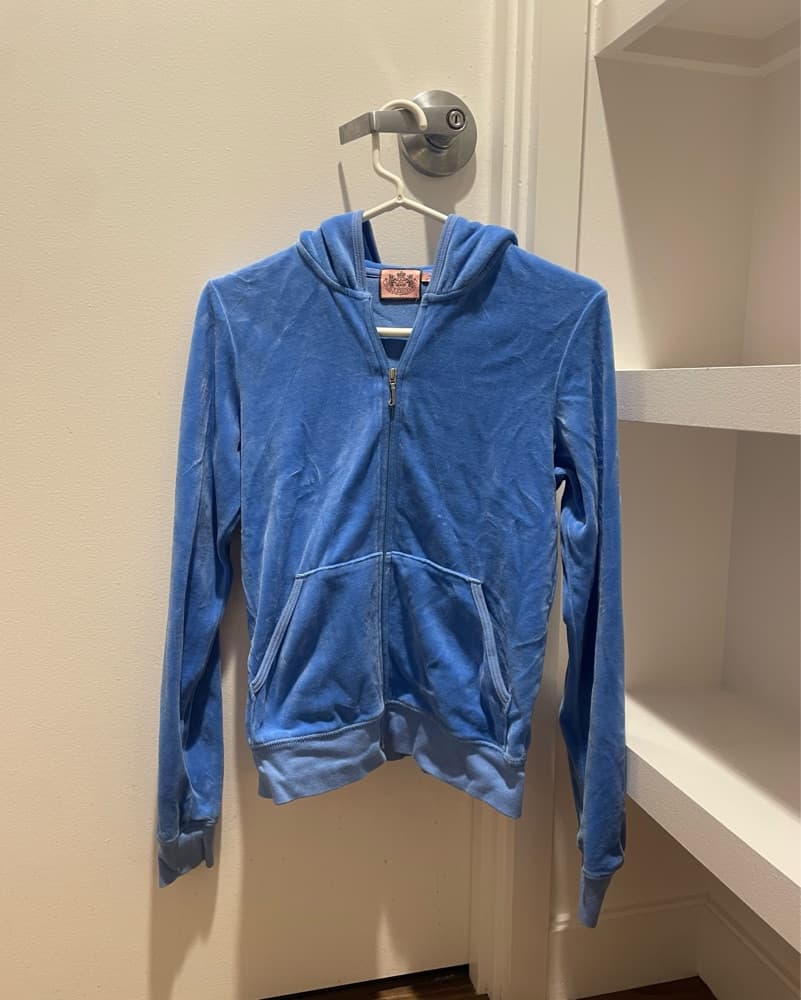 Juicy Y2k Blue Zip Up   - Image 1