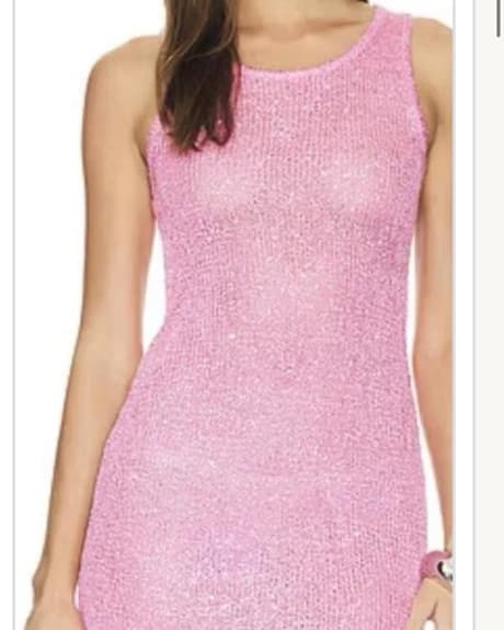 Asta Resort Pink Sparkle Dress - Image 2