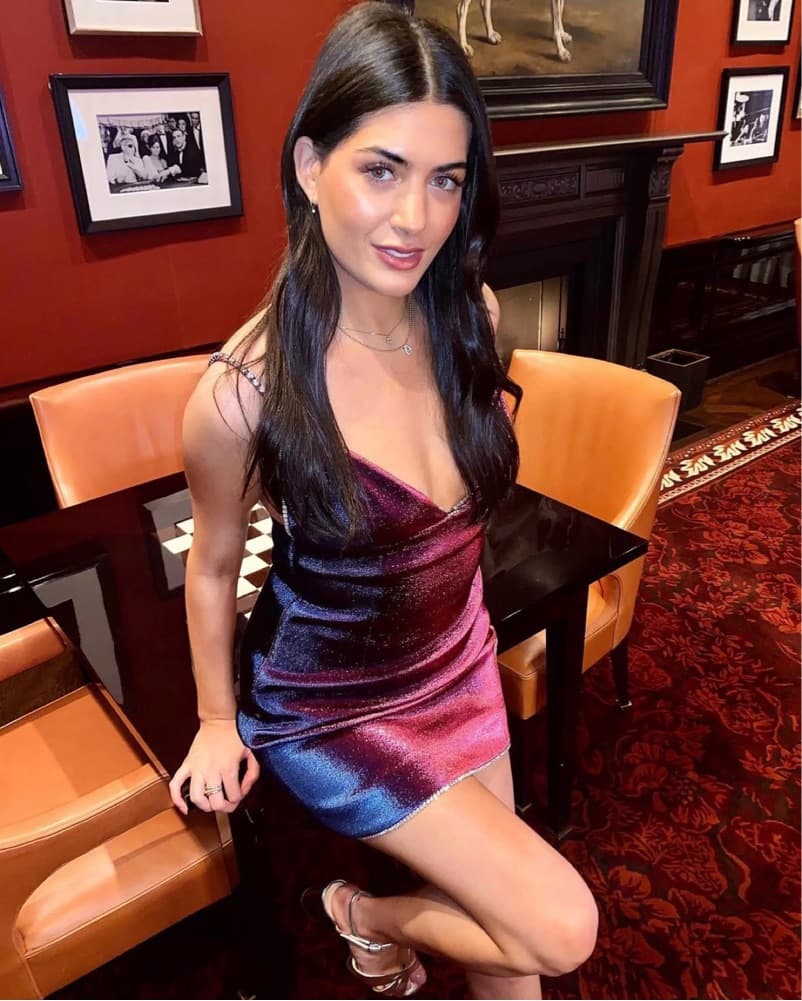 Area NYC Crystal Strap Dress - Image 1