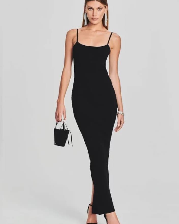 RETROFETE Black Kylie Bandage Gown - Image 2
