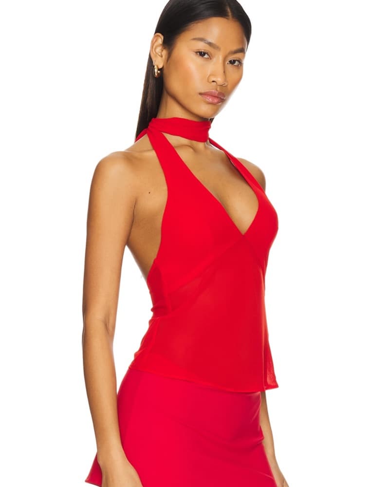 Red Halter Top - Image 2