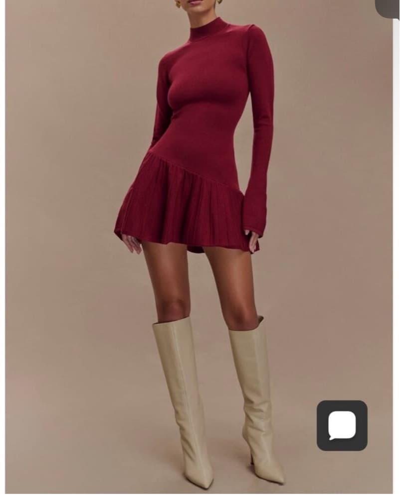 Meshki Blair Knit Mini Dress - Image 1