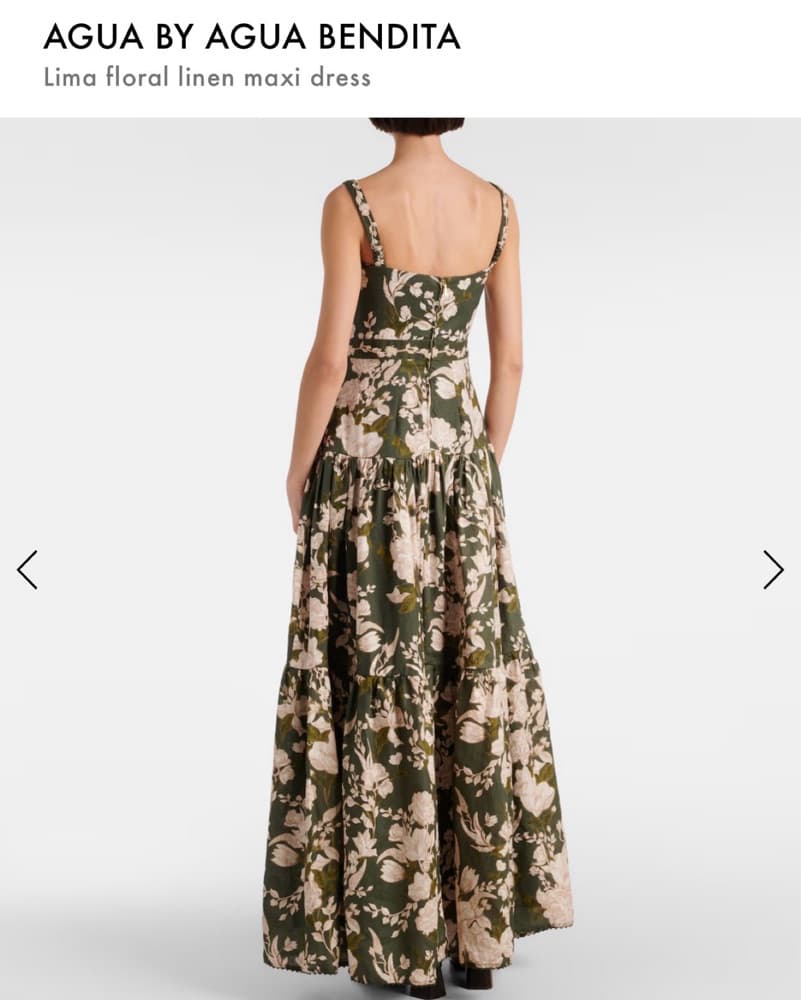 Agua By Agua Bendita Lima Floral Dress  - Image 2