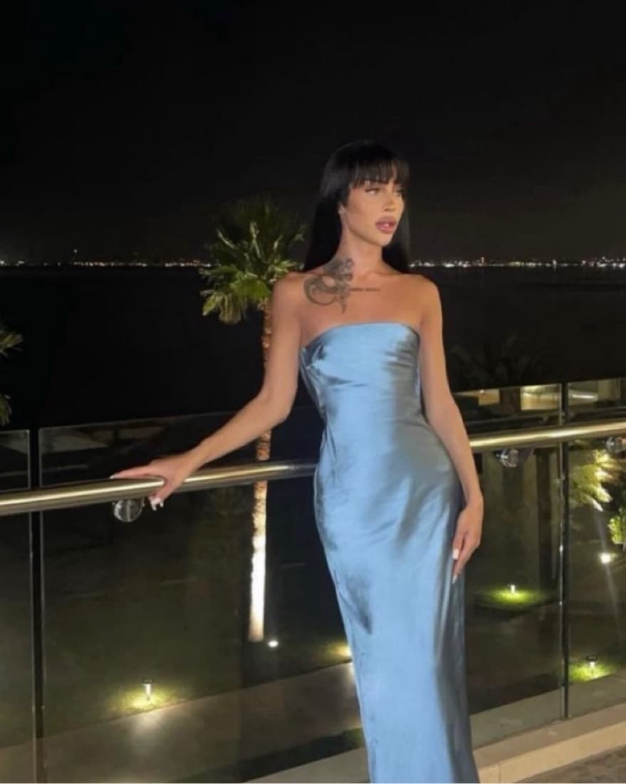 Blue Backless Dress  - Image 3