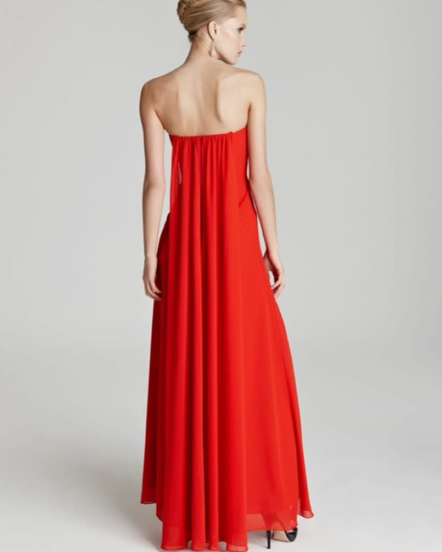 Faviana Sweetheart Chiffon Gown  - Image 4