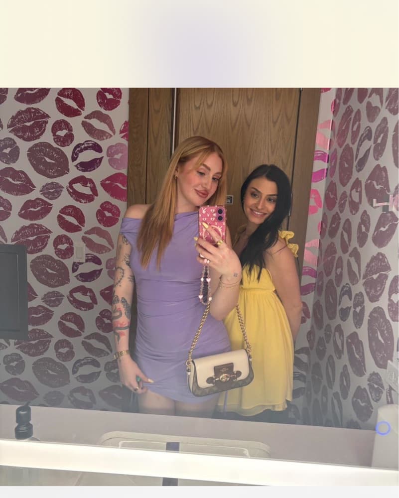 purple one shoulder mini dress - Image 2