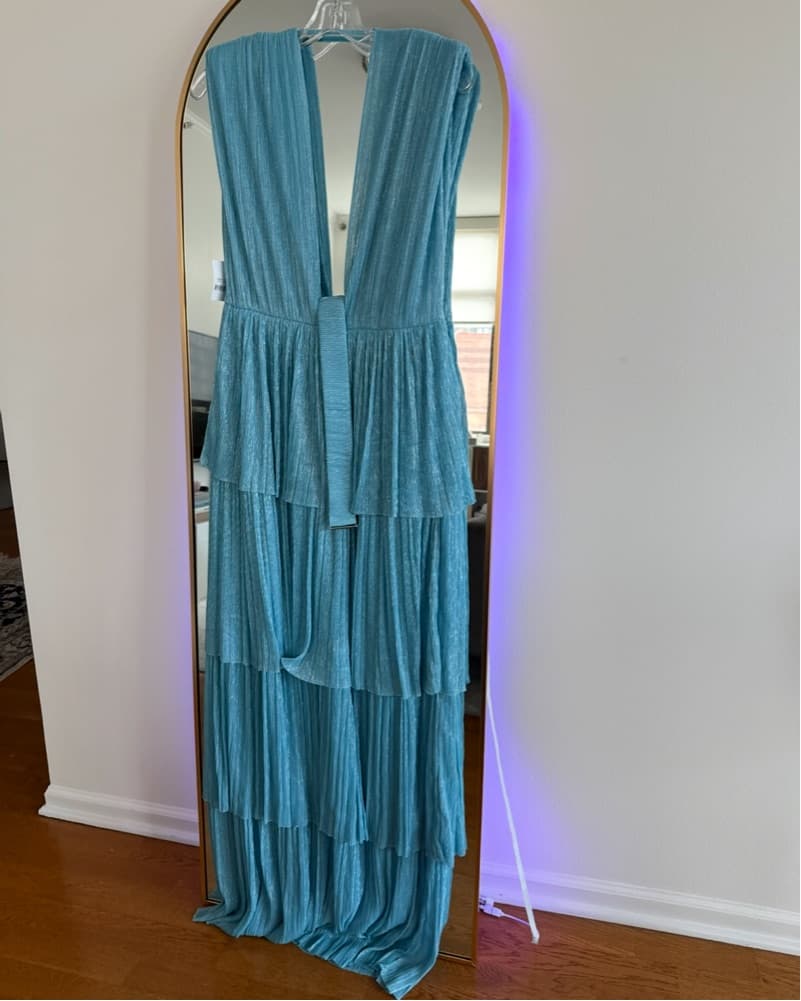 Sabina Musayev Sklyar Gown- Blue - Image 3