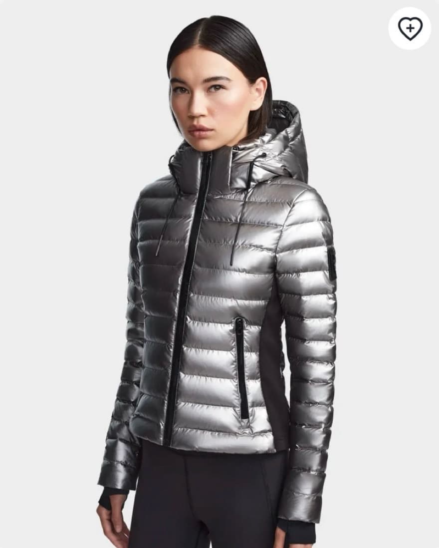Rudsak Silver Puffer Jacket - Image 3