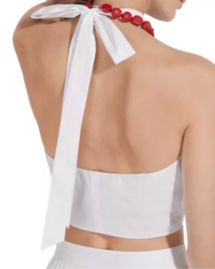 Staud Kai Twist Crop Top  - Image 1