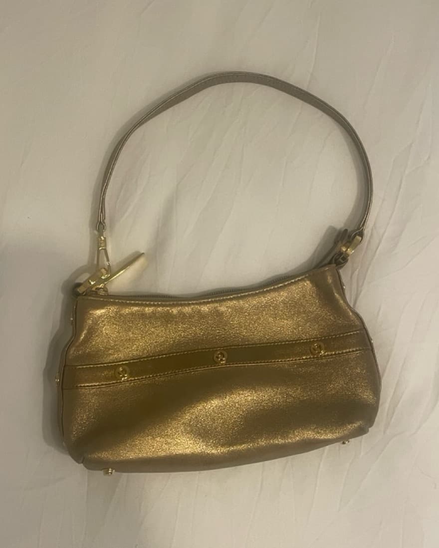 St john Vintage Gold shoulder bag - Image 2