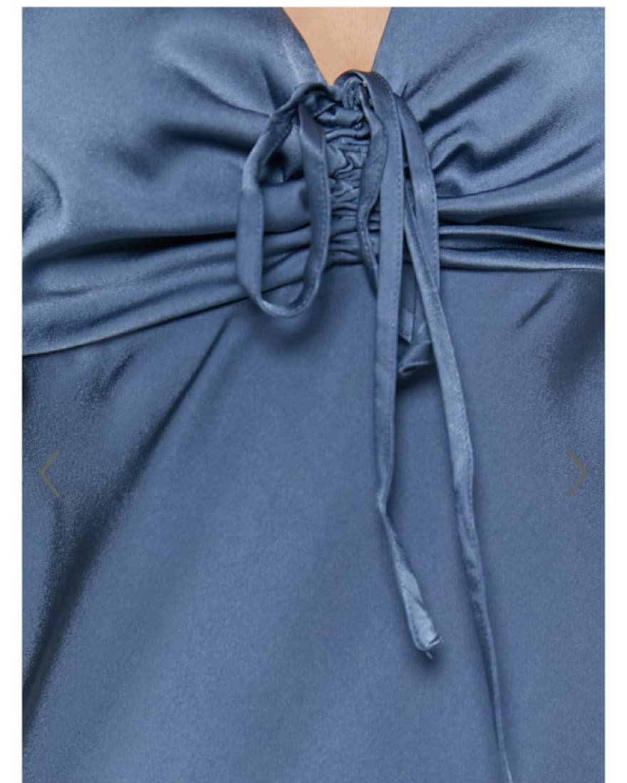 showpo front ruched midi dress - Image 3