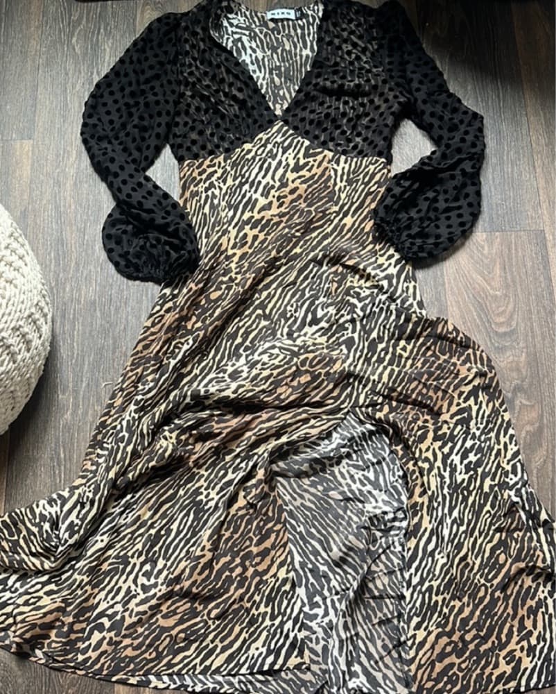 Rixo Slit Melanie Party Dress - Image 1