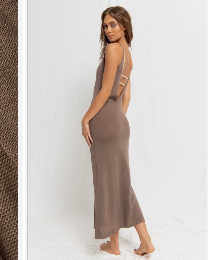 Flook The Label Shani Dress Fawn - Image 1