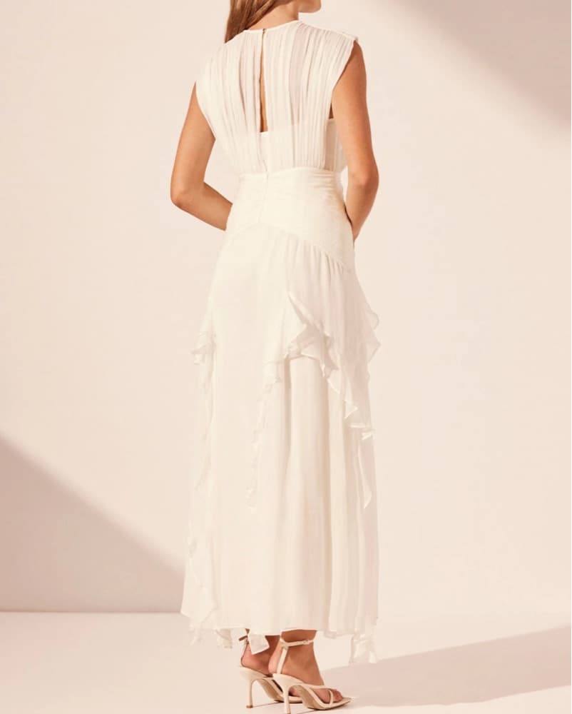 Shona Joy Margot Round Neck Maxi Dress - Image 3