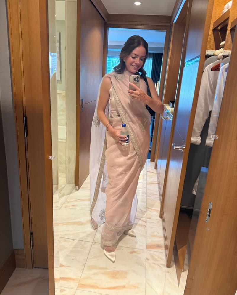 Light Pink Saree - Image 1