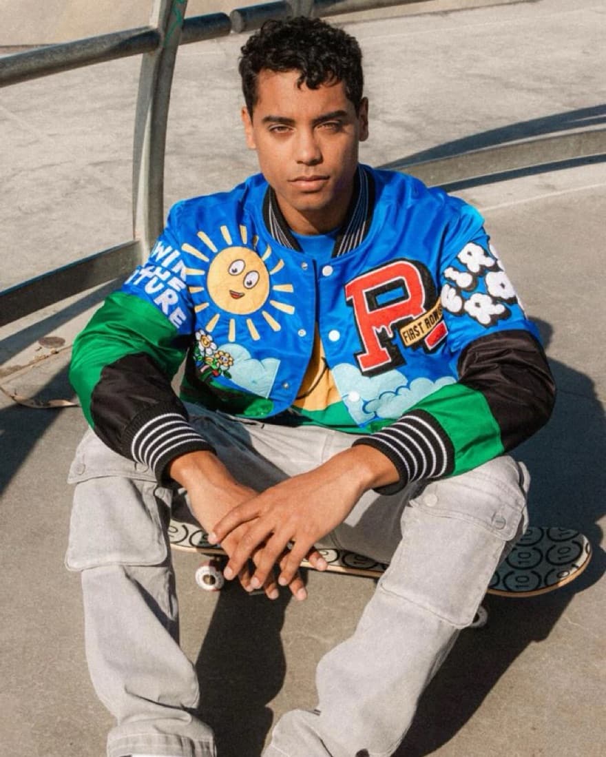 First Row “Think Green” Varsity Jacket - Image 4