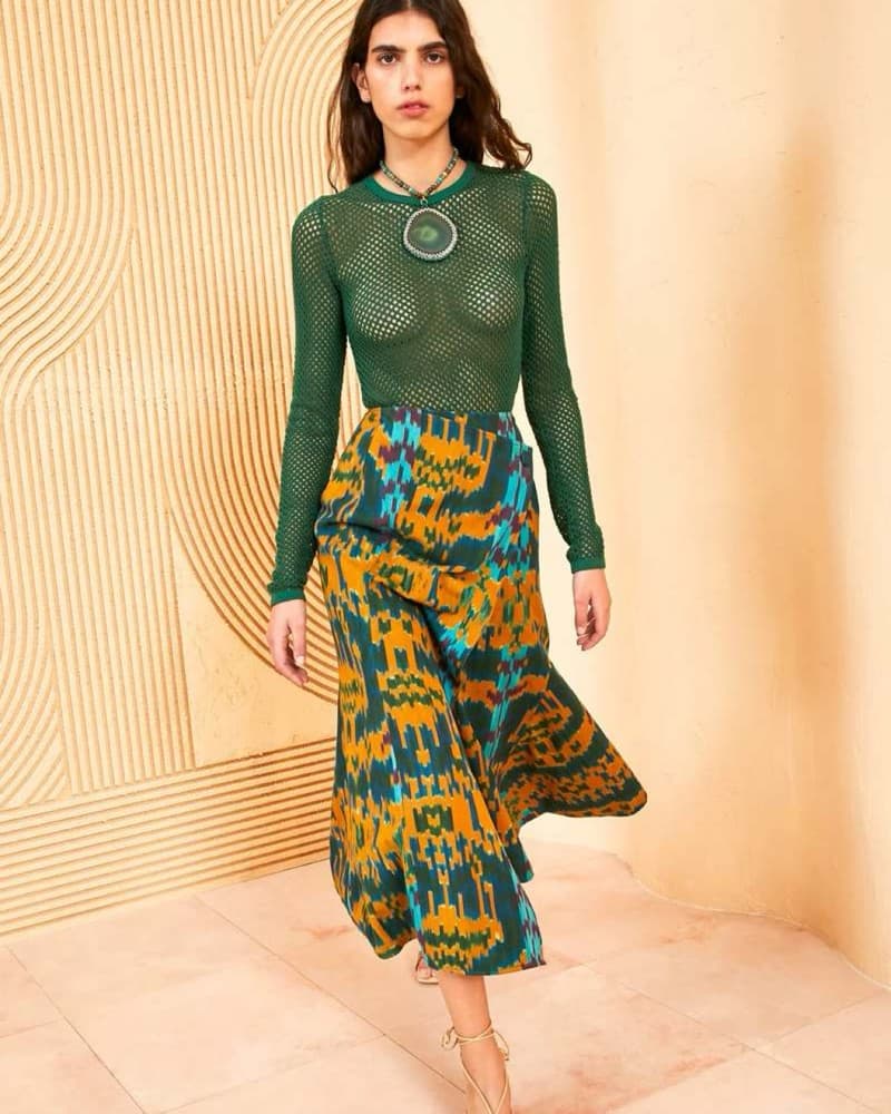 Ulla Johnson Navi Printed skirt  - Image 1